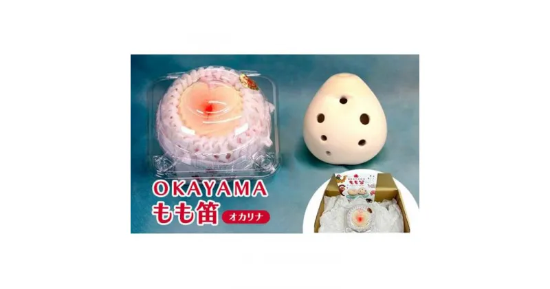 【ふるさと納税】楽器 もも笛 OKAYAMA オカリナ 笛 | 植物 プランター 人気 おすすめ 送料無料