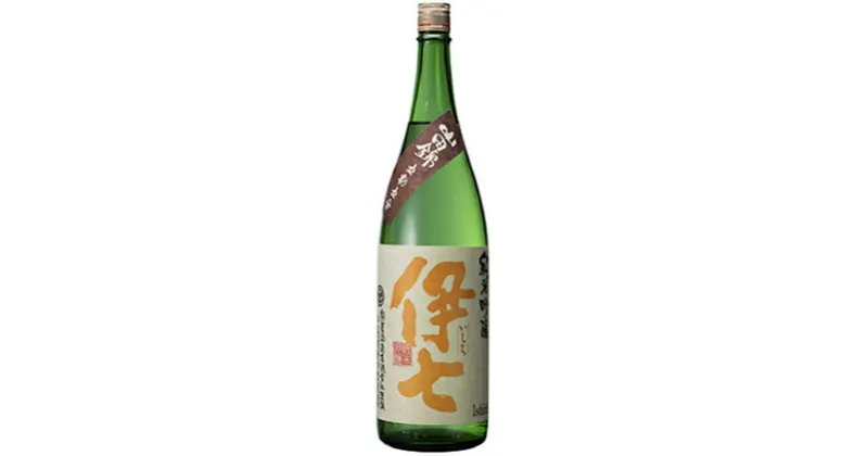 【ふるさと納税】倉敷の地酒 熊屋酒造 伊七 純米吟醸 山田錦五割五分 1,800ml×1本　お酒・日本酒・純米吟醸酒