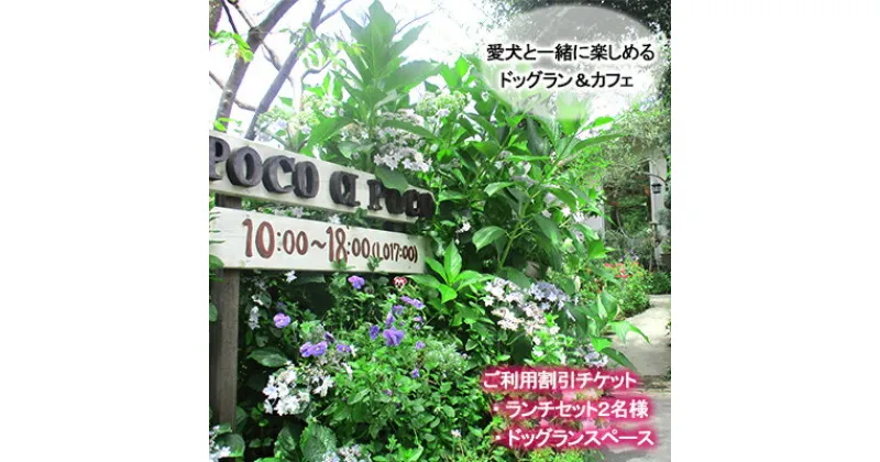 【ふるさと納税】 愛犬と楽しめるドッグランカフェ「ランチ2名様と広さ150坪のドッグランスペース」ご利用チケット 岡山県 倉敷市 Poco a Poco ポコアポコ　 ドッグカフェ お出かけ 犬連れ 食事 ご飯 自然豊か 岡山の食材 特製和スイーツ 犬同伴OK 愛犬と一緒 犬と一緒