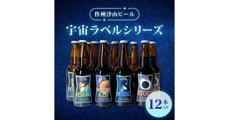 【ふるさと納税】★レビューキャンペーン★作州津山ビール 宇宙ラベルシリーズ12本入り TY0-0342