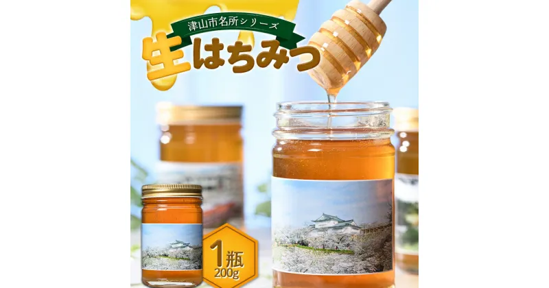 【ふるさと納税】★レビューキャンペーン★津山市名所シリーズ 生はちみつ200g×1瓶 ハチミツ 蜂蜜 調味料 はちみつ 加工品 食品 TY0-0583