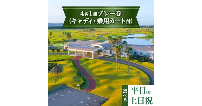 【ふるさと納税】JFE瀬戸内海ゴルフ倶楽部 4名1組 プレー券（キャディ・乗用カート付）選べる 平日 または 土日祝《45日以内に出荷予定(土日祝除く)》株式会社JFE瀬戸内海エンタープライズ 岡山県 笠岡市 ゴルフ倶楽部 ゴルフ チケット 利用券