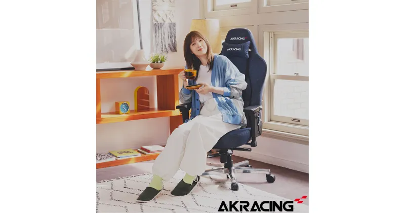 【ふるさと納税】AKRacing Premium Denim（ヘッドレスト・ランバーサポート付き）エーケーレーシング ゲーミングチェア【2025年1月より順次発送】