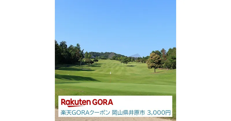 【ふるさと納税】岡山県井原市の対象ゴルフ場で使える楽天GORAクーポン 寄付額10,000円（クーポン額3,000円）