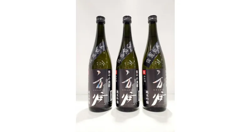 【ふるさと納税】「雲中の飛龍 方谷 純米吟醸酒」720ml×3本　お酒・日本酒・純米吟醸酒・アルコール・瓶