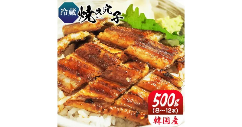 【ふるさと納税】穴子 焼穴子 たれ付き 約500g（韓国産・約8～12本）備前海産有限会社《30日以内に出荷予定(土日祝除く》岡山県 備前市 あなご