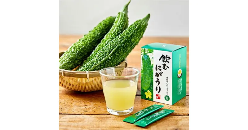 【ふるさと納税】飲む にがうり （ スティック タイプ ） 健康食品　健康食品