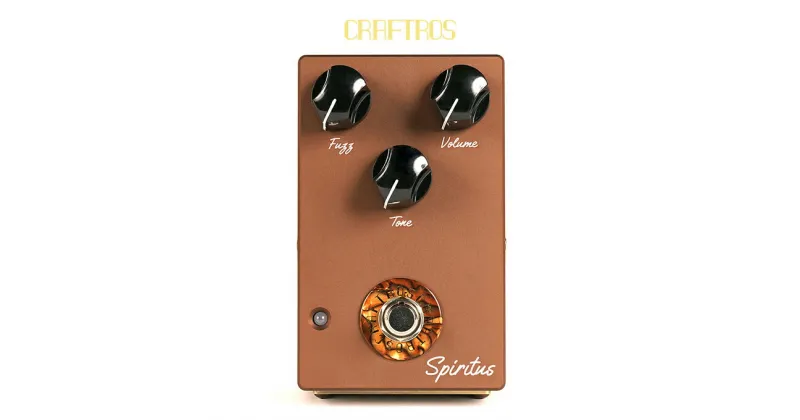 【ふるさと納税】Spiritus CRAFTROS オーバードライブ ファズペダル ギター エフェクター 音楽　 安定 操作性 ファズペダル 幅広くい バランス サウンド ローノイズ